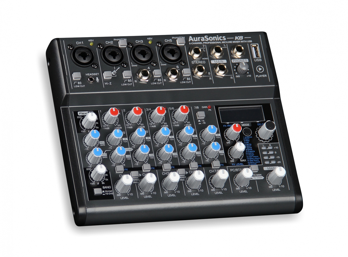 AuraSonics K8 компактный микшерный пульт в Армавире