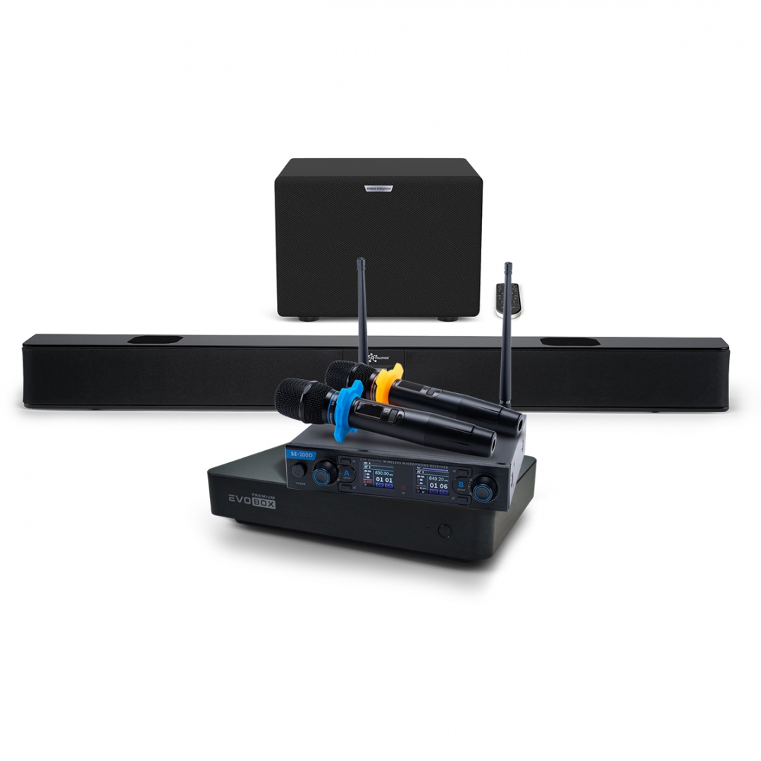 Hi-End караоке-система EVOBOX Premium + EvoSoundBar (саундбар с караоке) в Армавире