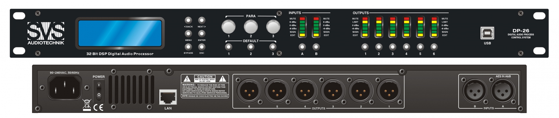 SVS Audiotechnik DP-26 Цифровой процессор: 2 входа 6 выходов в Армавире