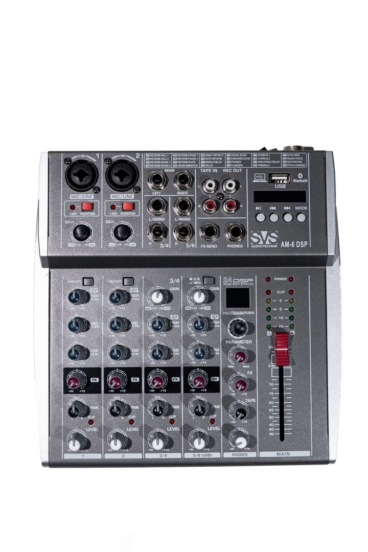 SVS Audiotechnik mixers AM-6 DSP Микшерный пульт аналоговый, 6-канальный SVS Audiotechnik mixers в Армавире