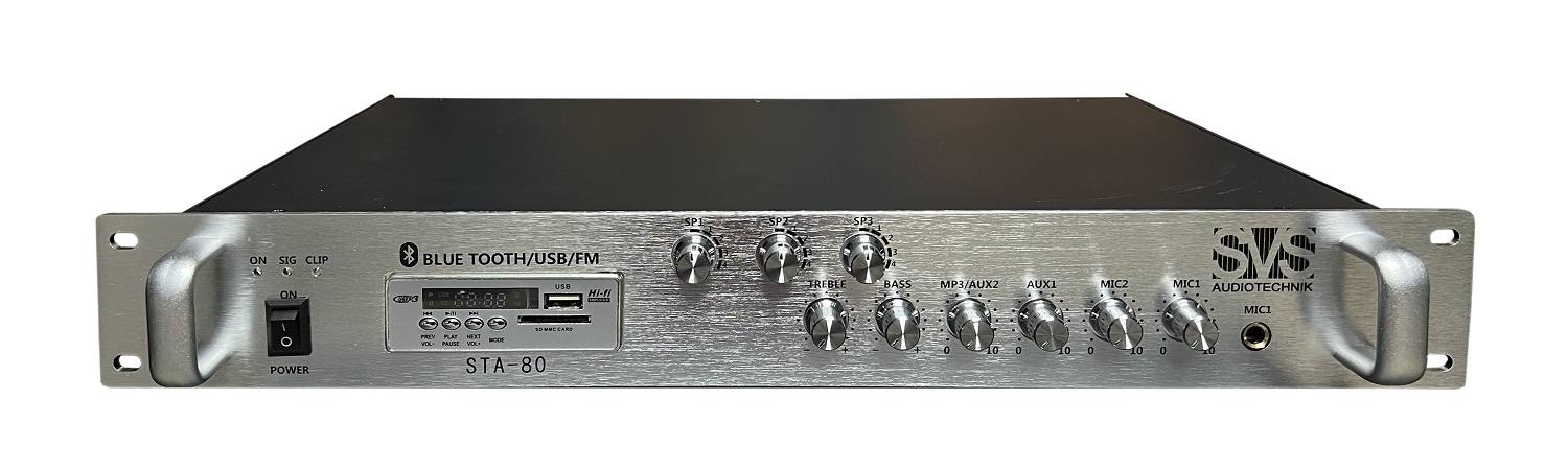 SVS Audiotechnik STA-80 Микшер-усилитель для систем Public Address в Армавире
